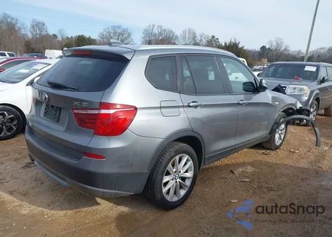 2014 BMW X3 xDrive28I z USA, uszkodzony, nr VIN 5UXWX9C53E0D15210
